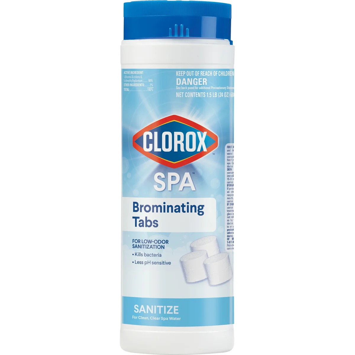 Clorox Pool&Spa Clorox Spa Brominating Tablets Form, 1.5 lb 8038