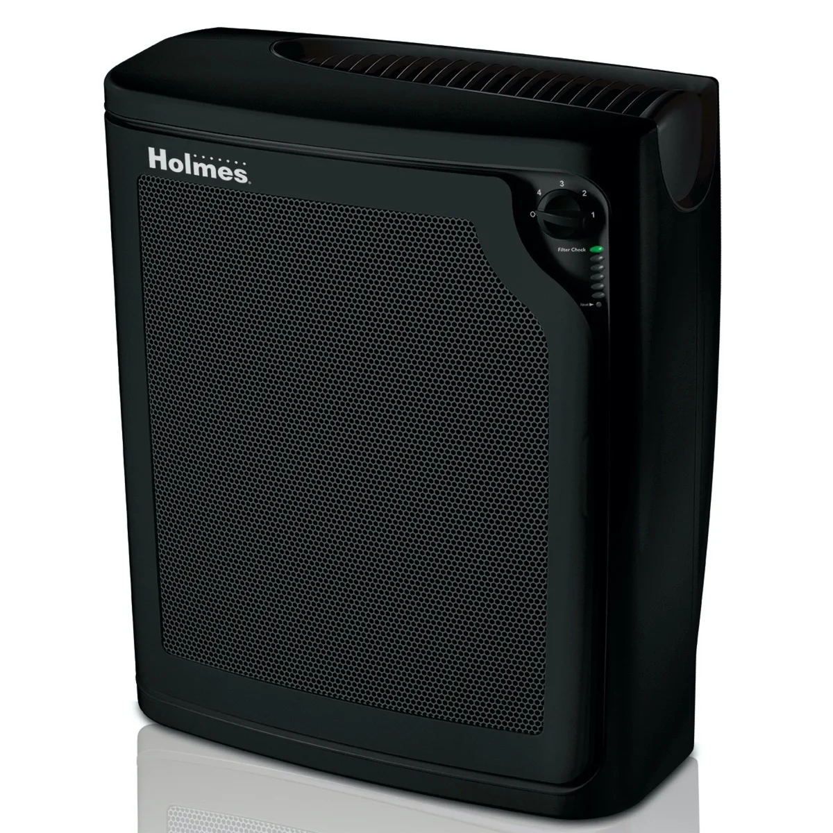 Holmes True HEPA Console Air Purifier with Filter Life Progress Bar and Quiet Operation, Large Room - Black (HAP8650B-NU-2) 4582