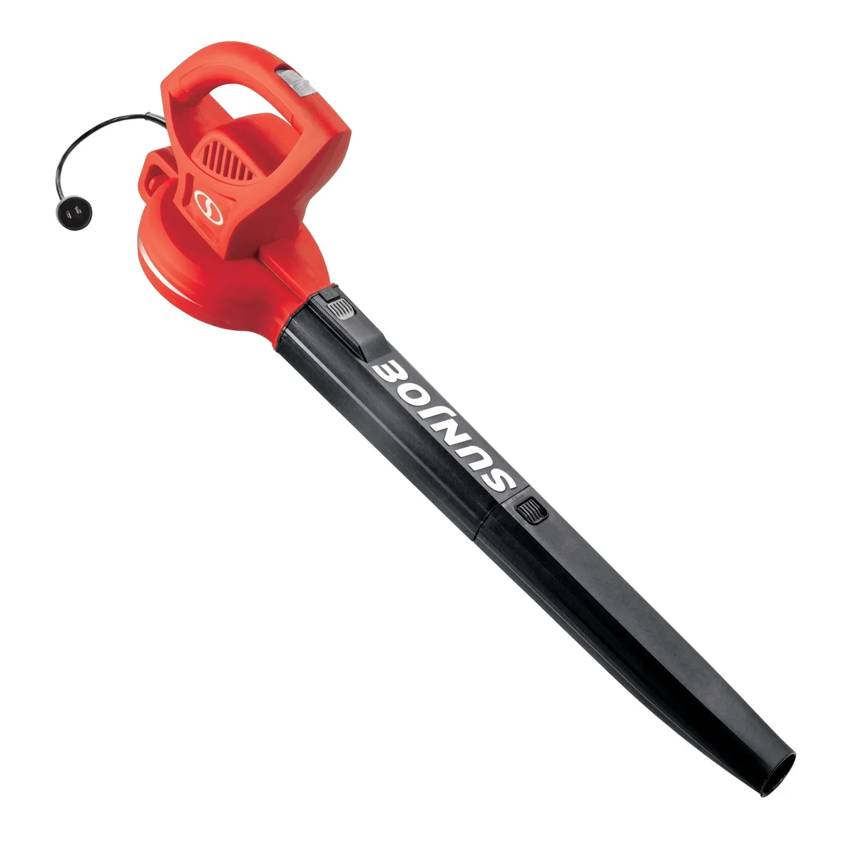 Sun Joe 6-Amp 155 mph Corded Handheld Leaf Blower, Light-Duty Lawn Tool, Red 7293