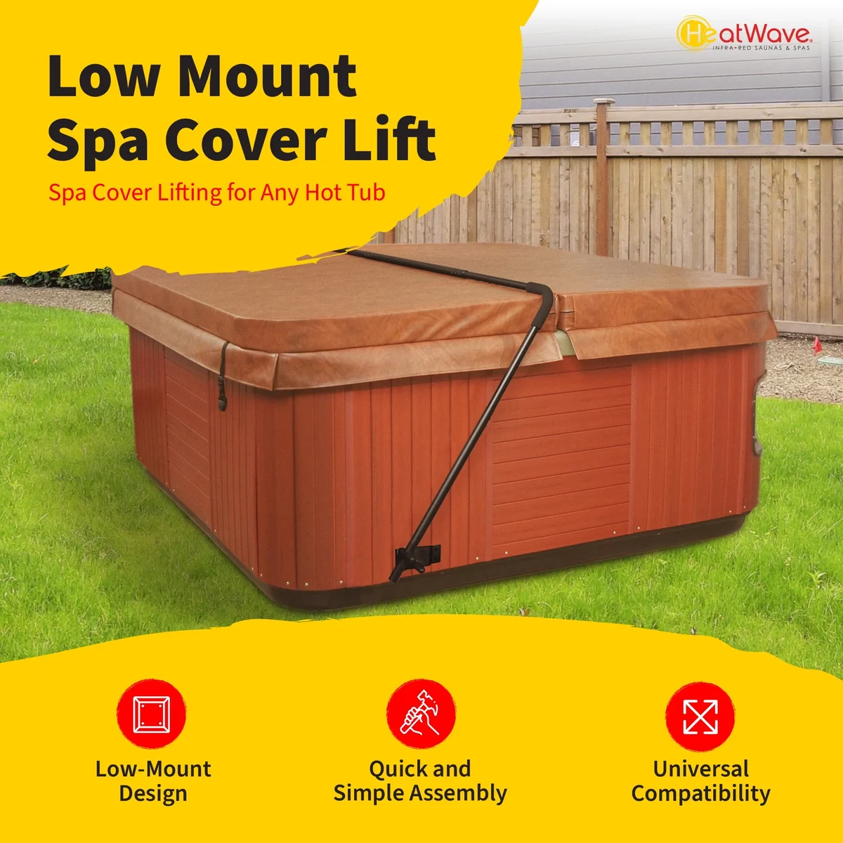Everdaily Essentials Low Mount Spa Cover Lift Ref. 9839