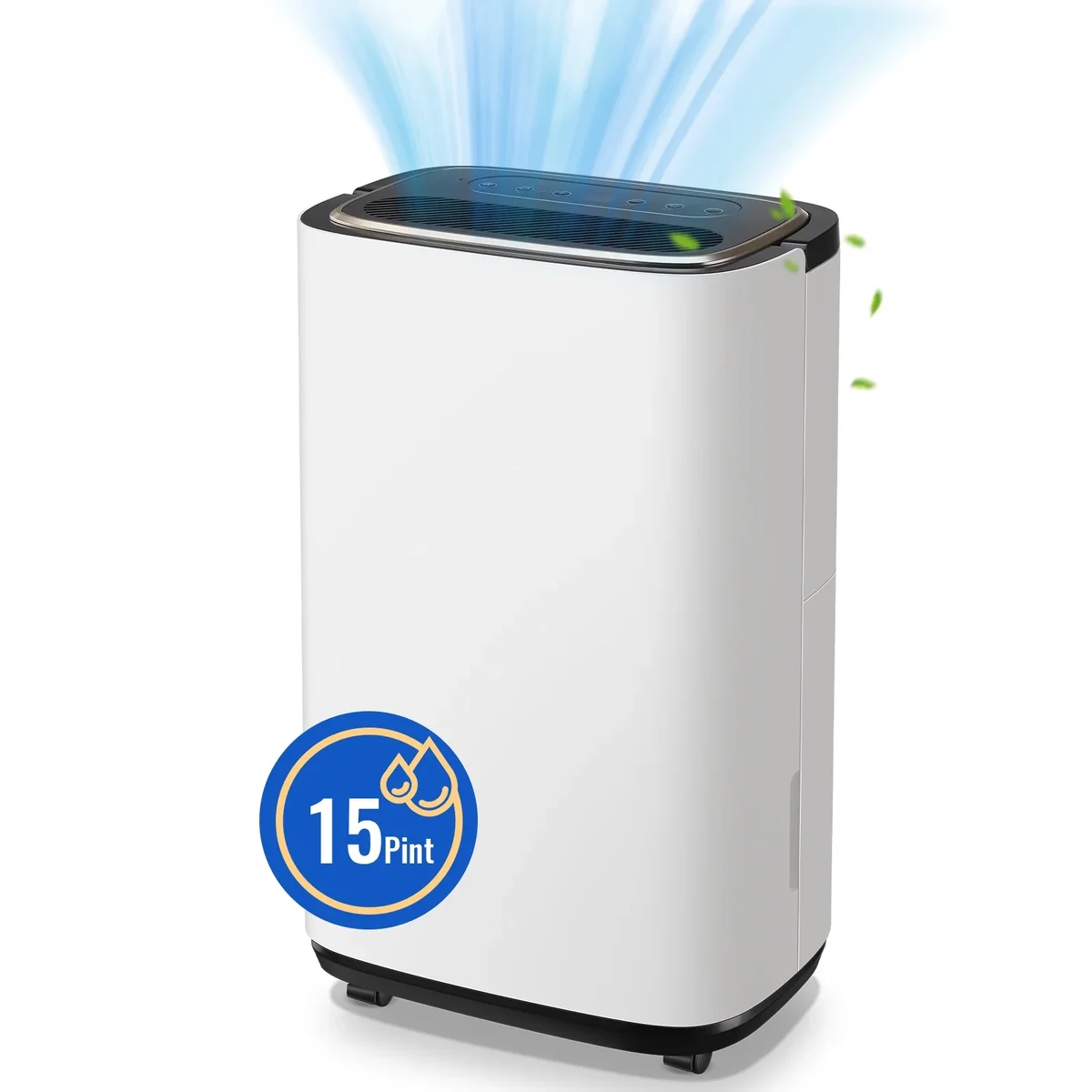 Tacool Dehumidifiers 15 Pints Max for 1000 Sq ft for Basements Home with Drain Hose, 24Timer, New 4824