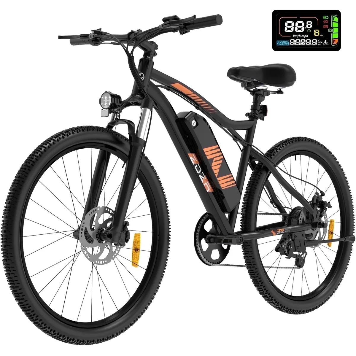 ZDZA Electric Bike 26”, 1000W Peak Motor E-Mountain Bike, 22MPH 36V 10.4AH Removable Ebike for Adults, 7 Speed Electric Bicycle UL2849 1983