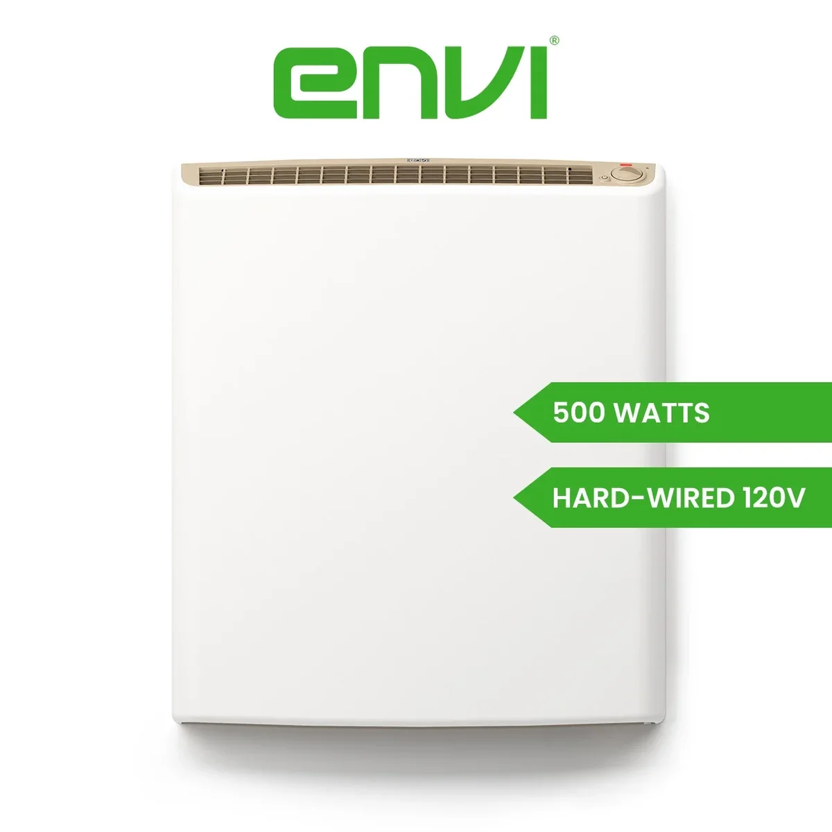 Everdaily Essentials 120v Hardwired Electric Panel Wall Heater - 500 Watts - 3rd Gen (LE5012D) Ref. 8751