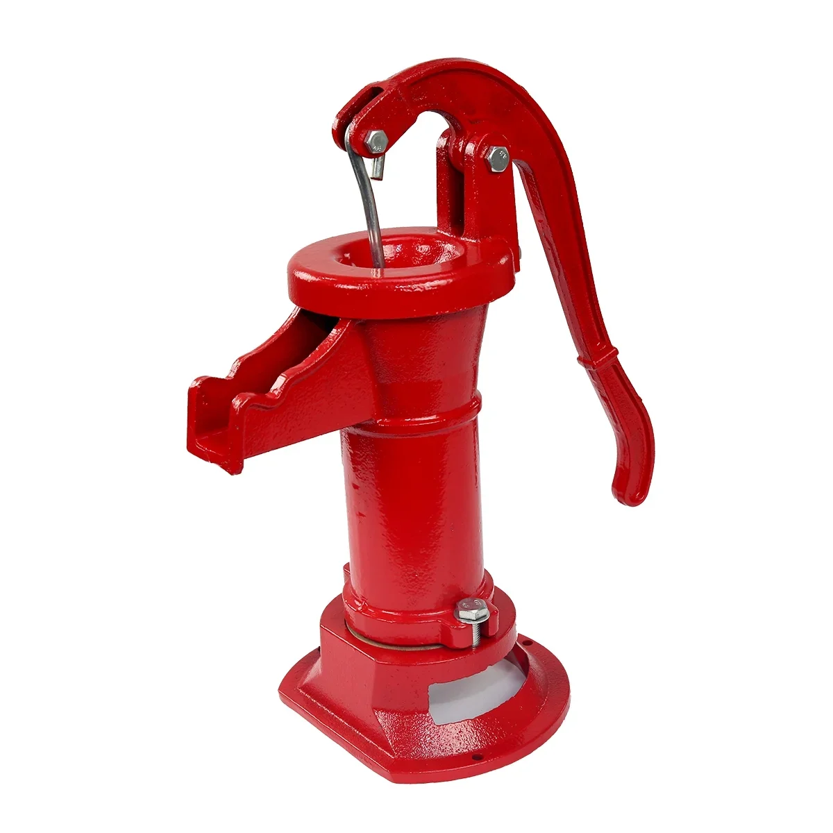 XtremepowerUS Antique Hand Water Pump Well Hand Operated Pitcher Pump 25 ft. Cast-Iron Press Suction Outdoor Yard Ponds Garden 1511