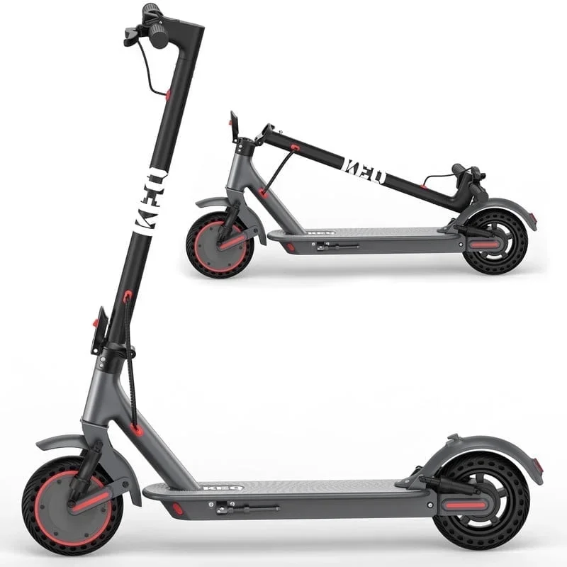 Everdaily Essentials Electric Scooter Adults with Dual Suspension 10" Solid Tires 22Mph 500W Motor 30 Miles Range Dual Braking System Portable Foldable E Scooter for 1156