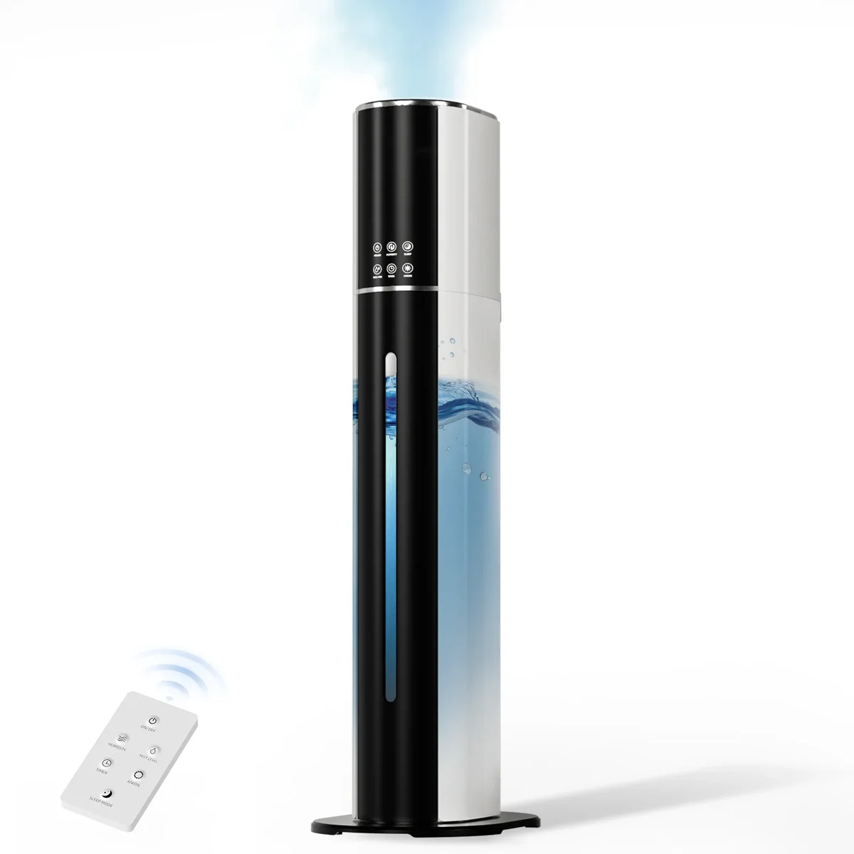 Rocyis Humidifier for Room Home Bedroom, 9L 2.3Gal Cool Mist Tower Top Fill Large Humidifier with Essential Oils,Whole House Floor Humidifiers fo 4194
