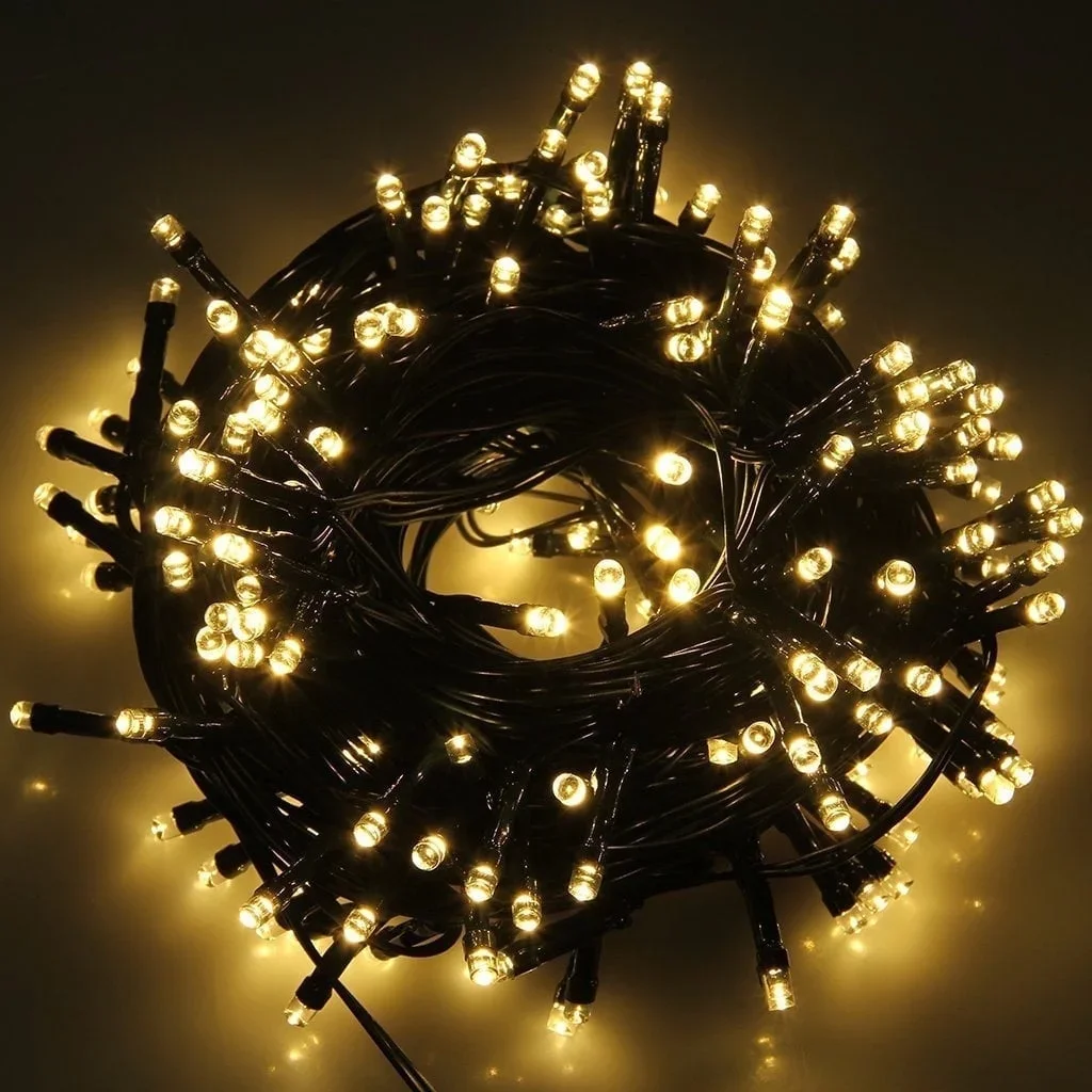 Everdaily Essentials 100 LED String Lights - 39ft Waterproof Outdoor/Indoor Christmas Decor (Warm White) 6881