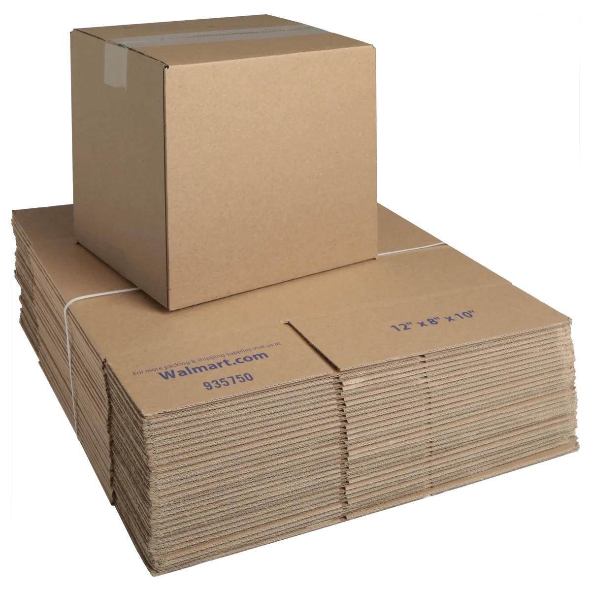 Pen+Gear Recycled Shipping Boxes, 12" L x 8" W x 10" H, 30-Count 3880