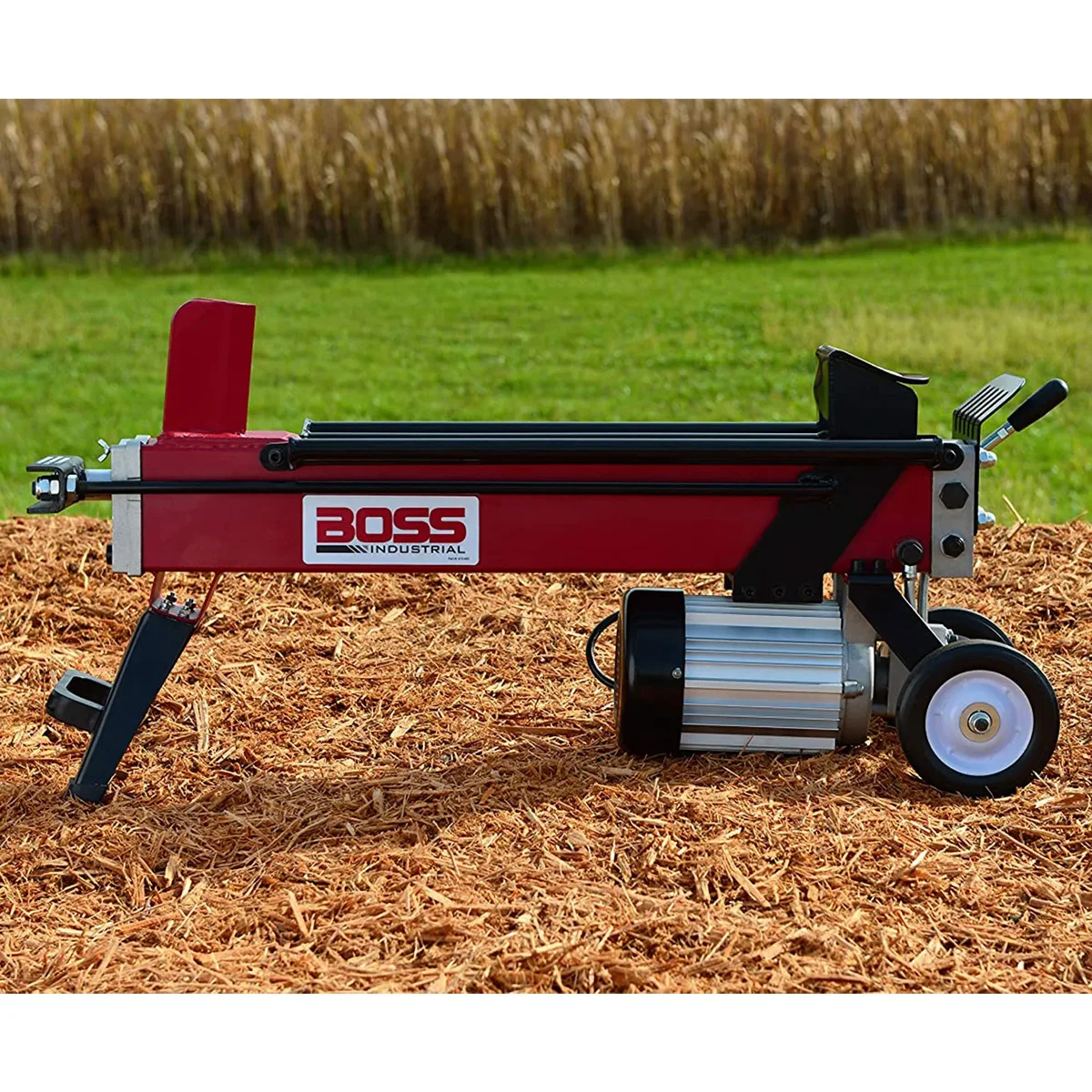 Boss Industrial 5 Ton Lightweight Hydraulic Electric Home Log Splitter 5029