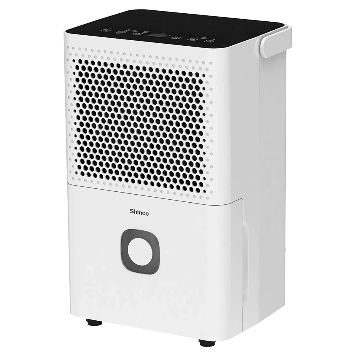 Shinco Dehumidifier w/ Lightweight Design & Quiet Operation for 1500 Sq Ft 7509