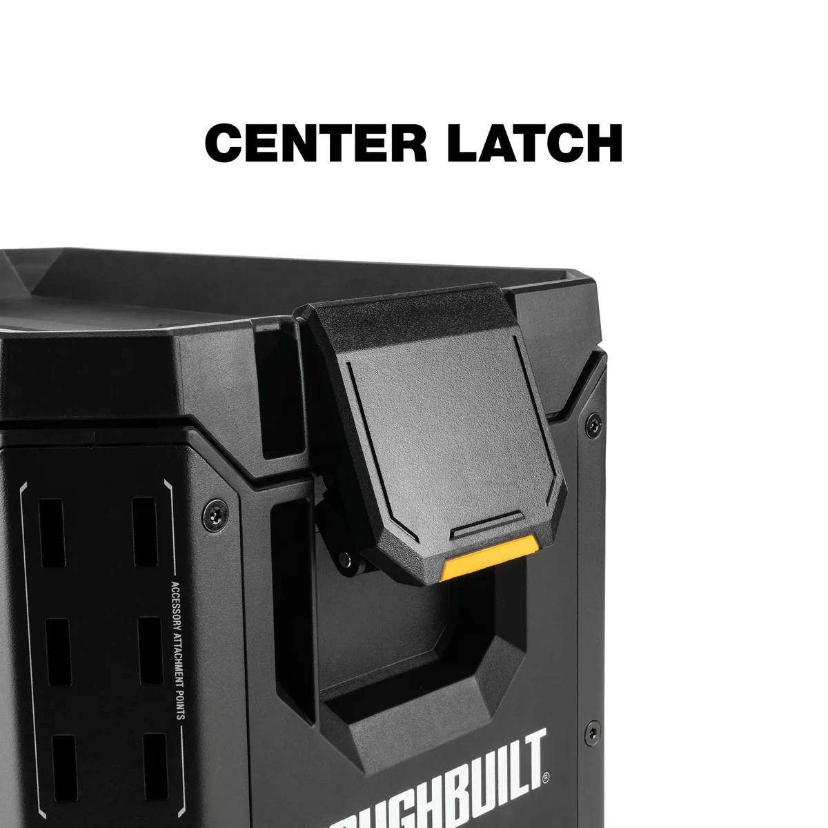 ToughBuilt StackTech Compact Tool Box Lockable Organizer, Removable Tray 6892