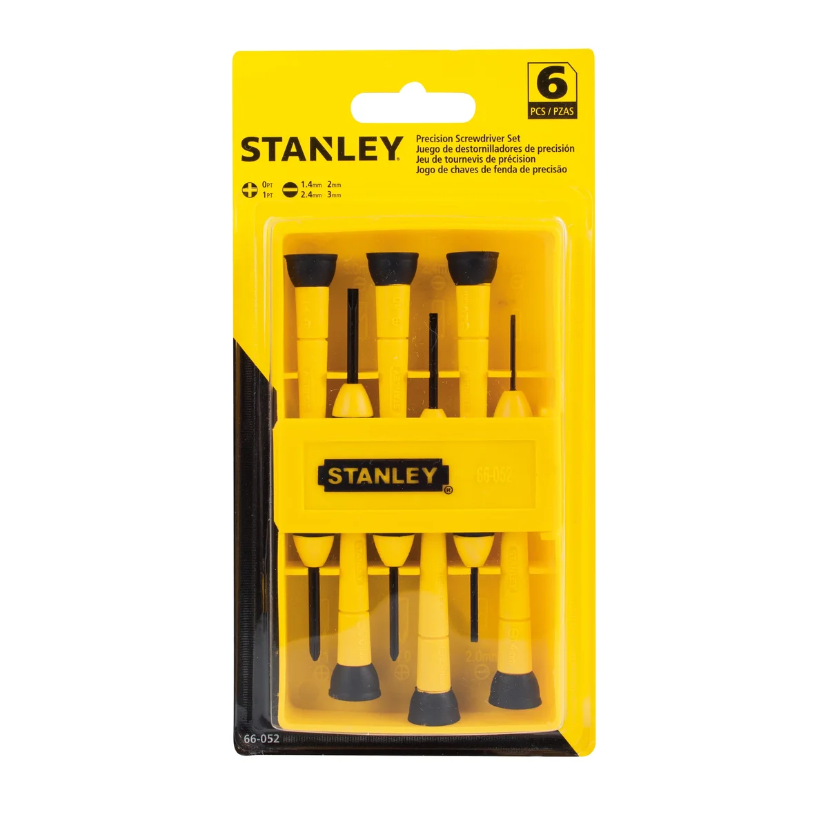STANLEY 66-052 6-Piece Precision Screwdriver Set 8460