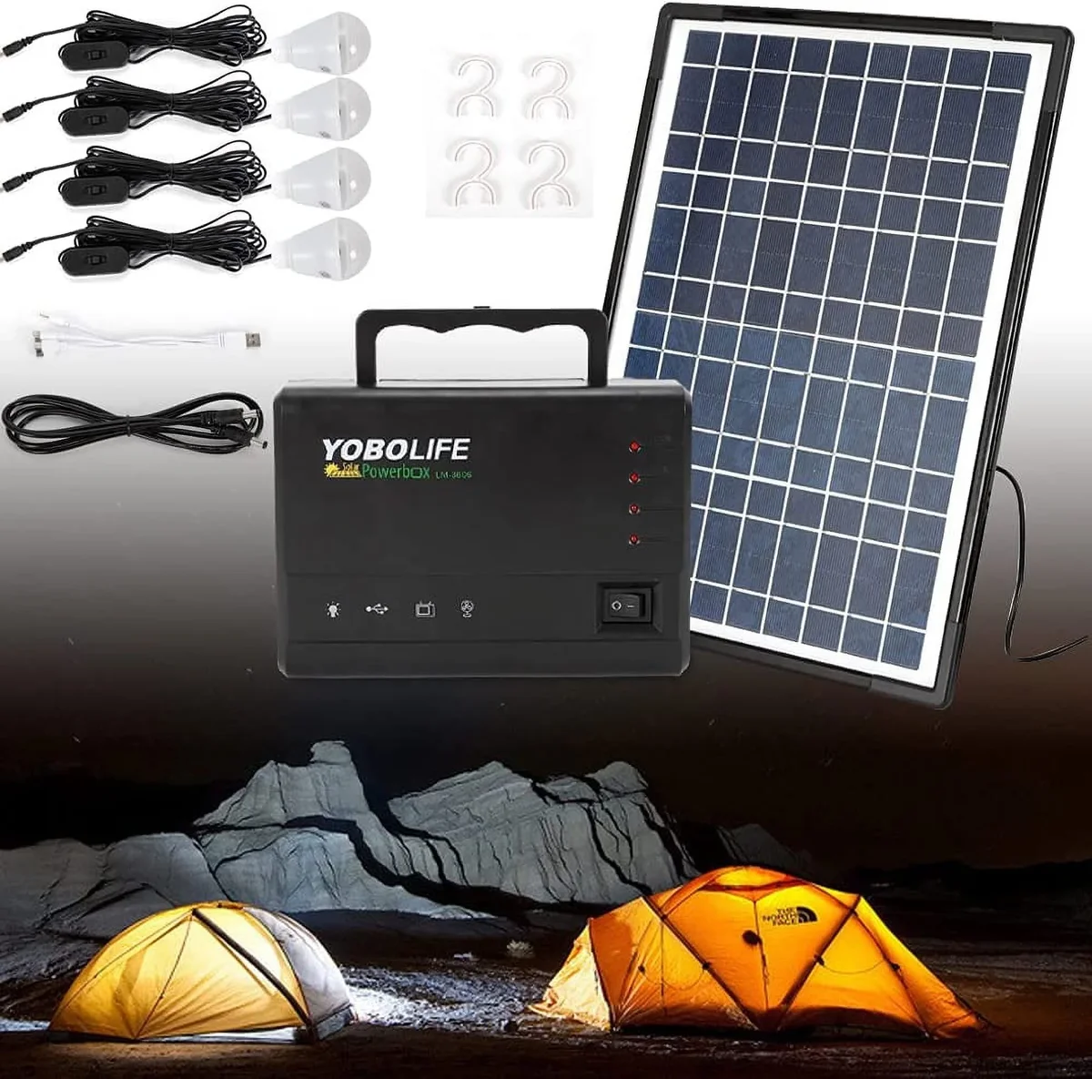 TUQI Portable Solar Generator with 1 Solar Panel 5127