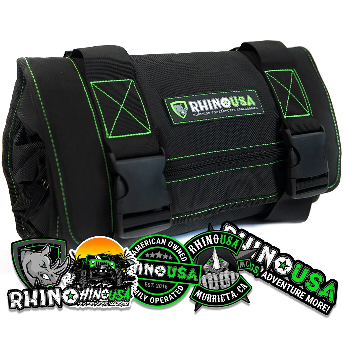 Rhino USA Tool Bag Roll - Heavy Duty Canvas Organizer (Poly/Nylon) 1123