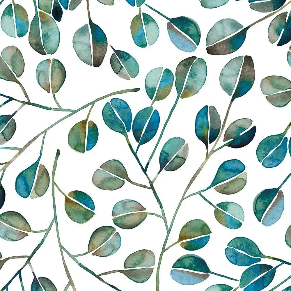 Everdaily Essentials Cat Coquillette Eucalyptus Peel and Stick Wallpaper 2565