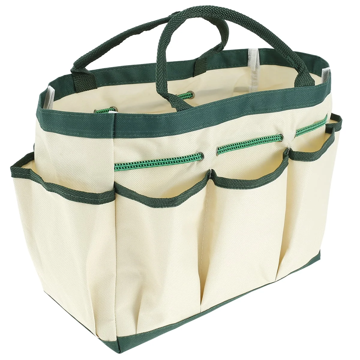 Rzvnmko Garden Tool Bag, Garden Tote Storage Bag with 8 Pockets, Home Organizer for Indoor and Outdoor Gardening, Garden Tool Kit Holder (Tools N 3425