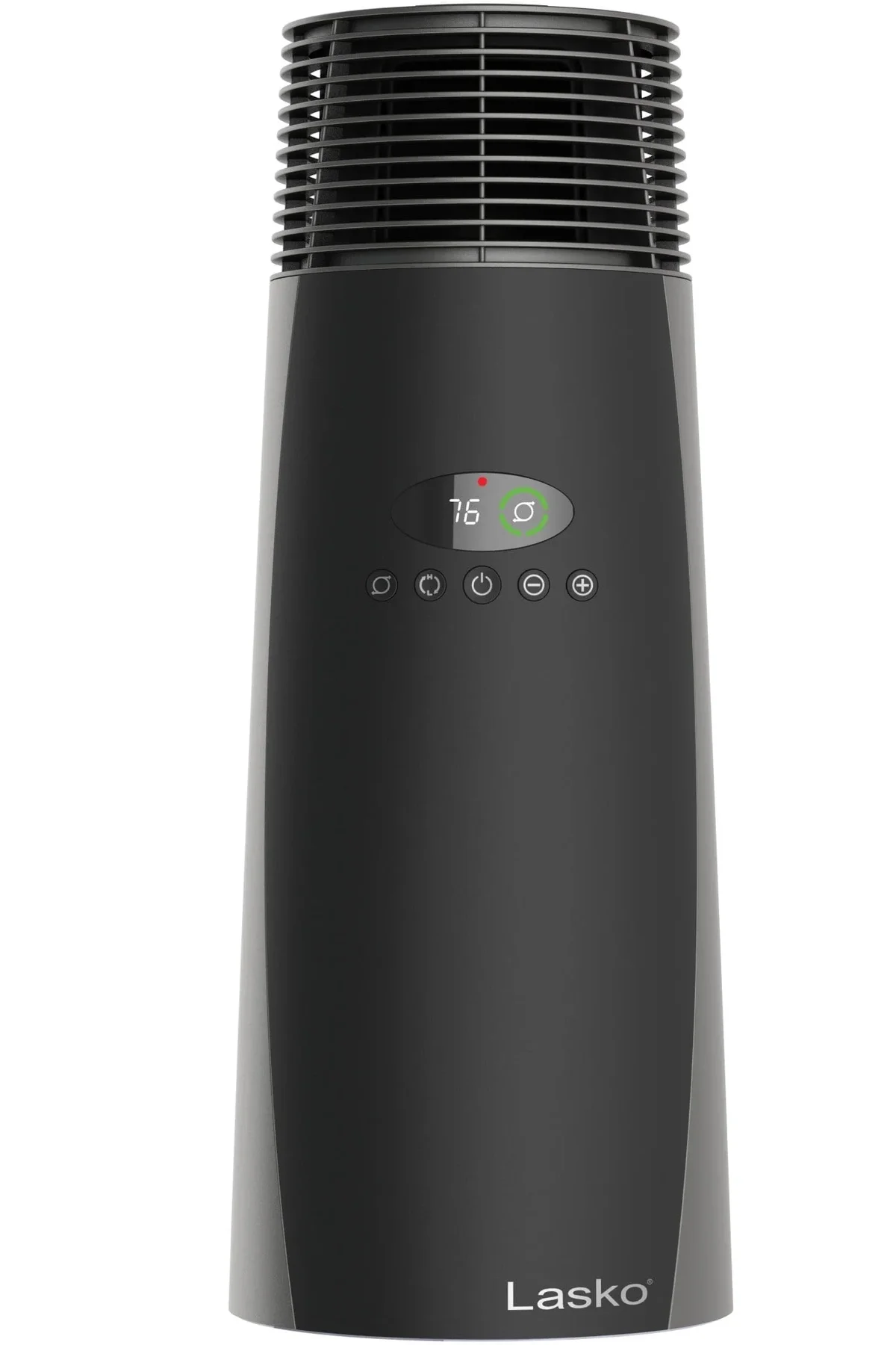 Lasko 22" 1500W Full-Circle Warmth Ceramic Tower Space Heater with Remote, Black, CT22360, New 5475