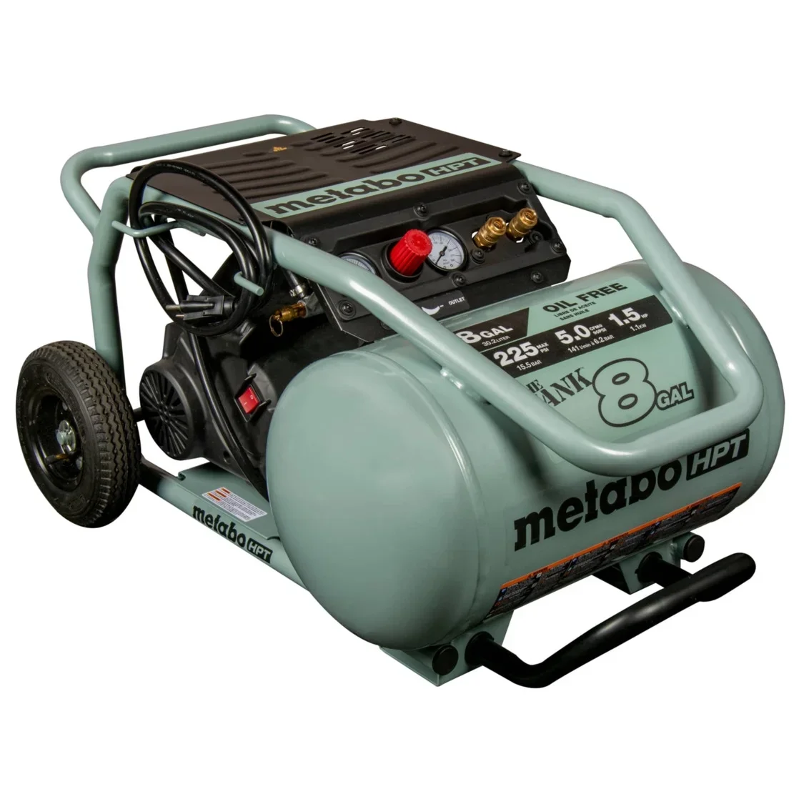 Metabo HPT 8-Gal Air Compressor for Garage, 225 PSI, EC1315S 5871