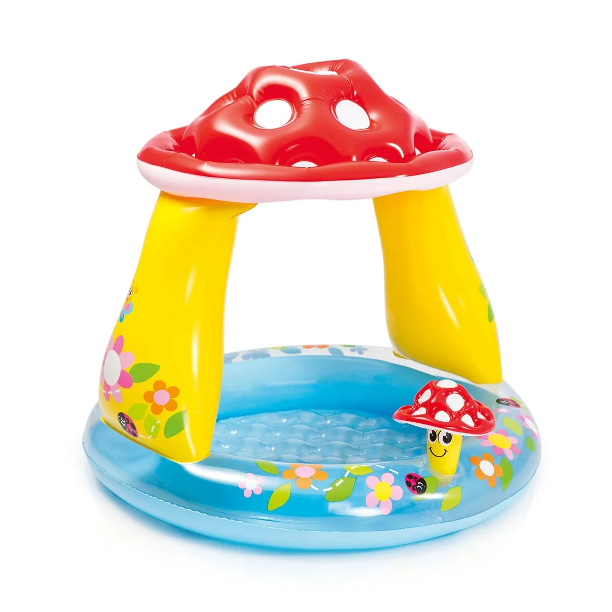 Intex Inflatable Mushroom Water Play Center Kid Baby Swimming Pool Ages 1-3 6684