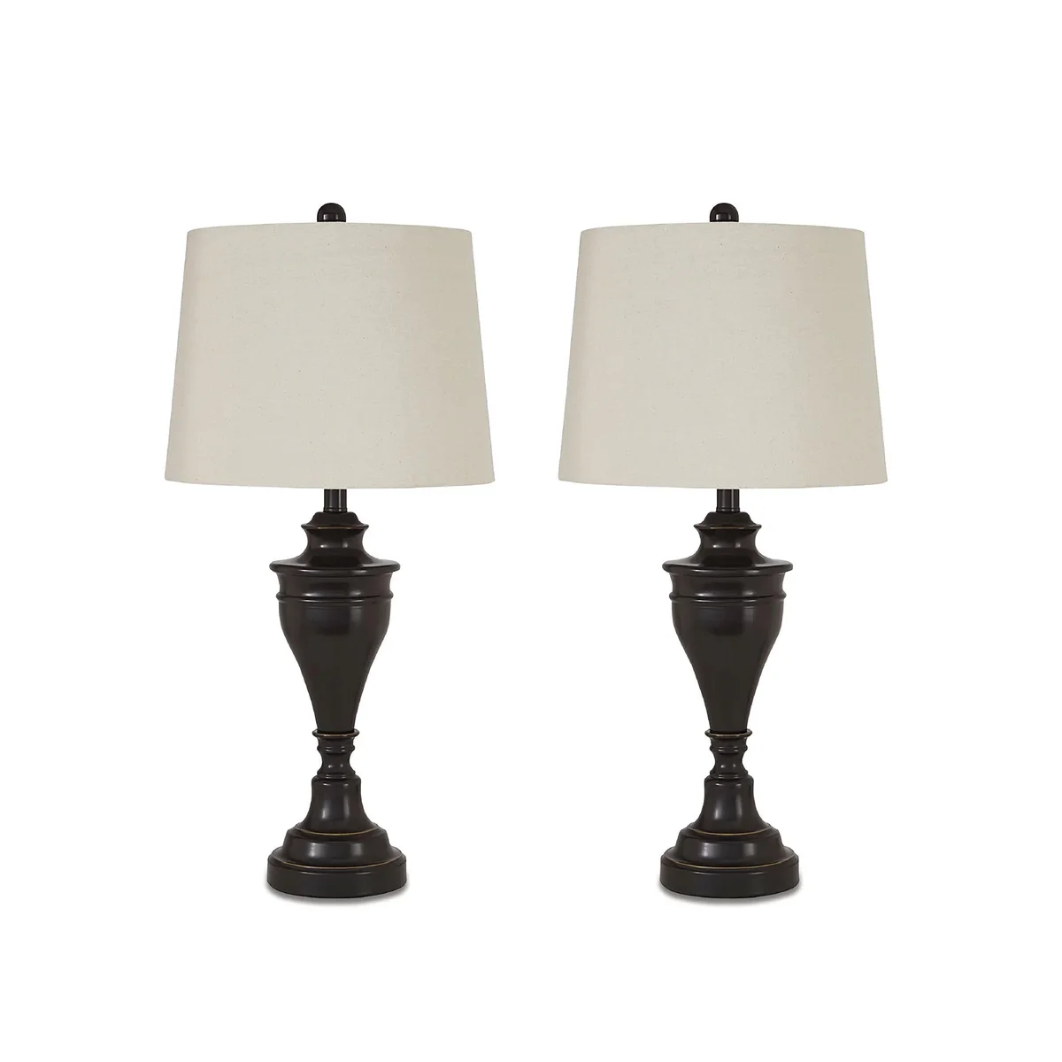 Signature Design by Ashley Traditional Darlita Table Lamp, Set of 2, Bronze Finish 8033