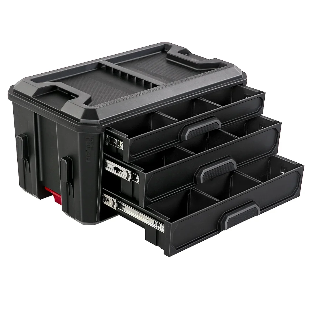 Hyper Tough Hyper Stack 3 Drawer Tool Storage Box 8434