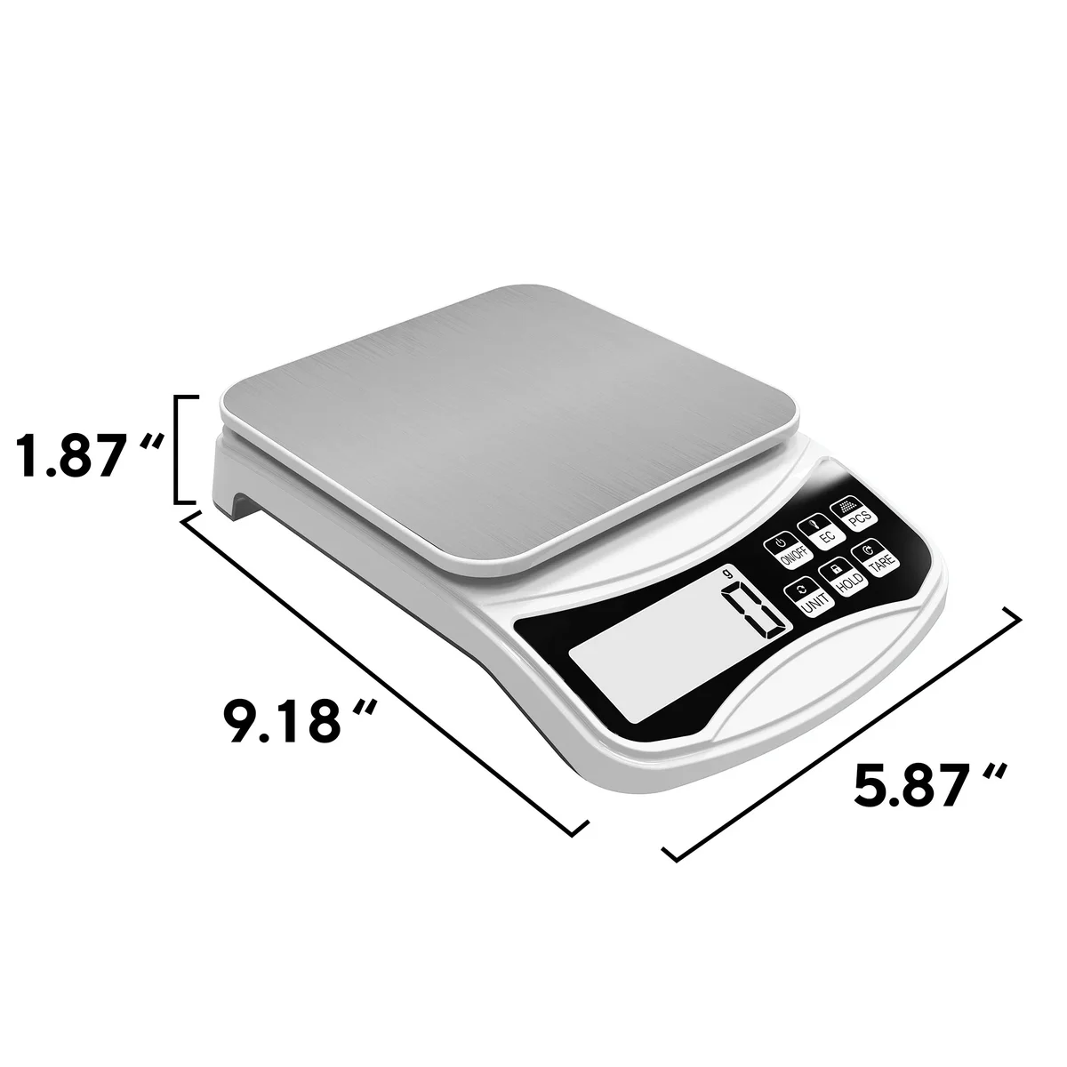 Core Innovations CPS550 Digital Postal Shipping Scale – 66 lb Capacity, LCD Display for Small Business & E-Commerce 2520