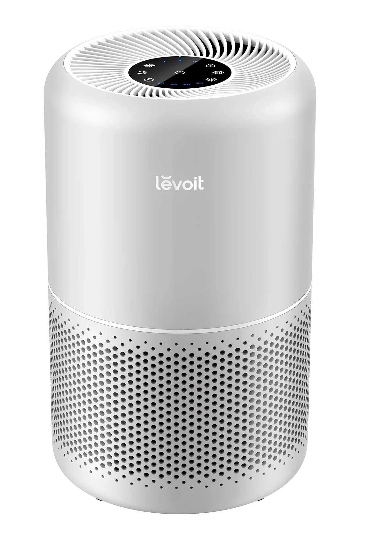 Levoit Core 300-RAC-P 1073 Sq Ft 3-Stage Filtration Living Room and Bedroom Air Purifier, Gray 7471