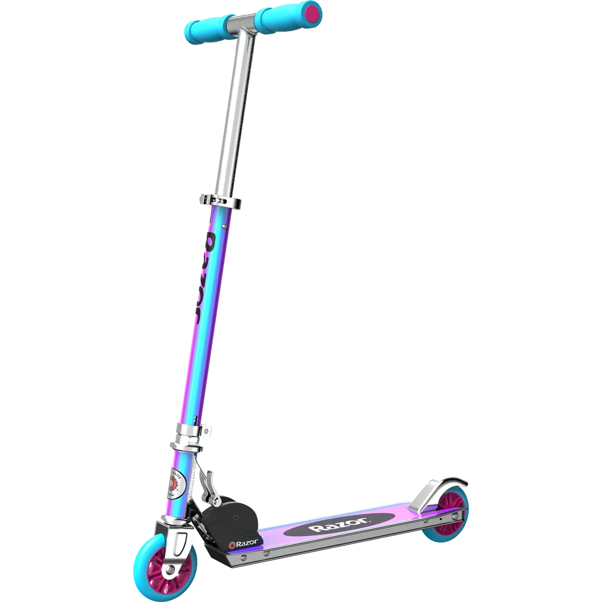 Razor A Kick Scooter - Special Edition Holographic, Aluminum, Foldable, for Child Ages 5+ 3654