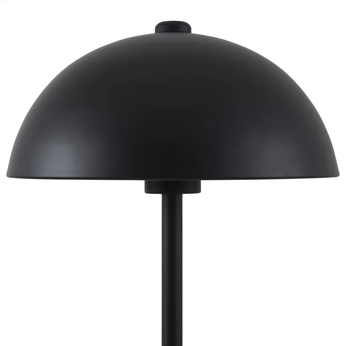 Everdaily Essentials 18" Modern Dome Touch On/Off Table Lamp, Black 2081