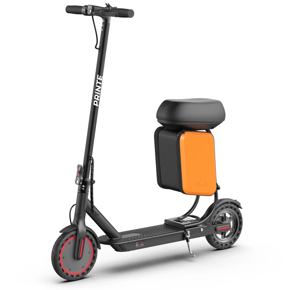 Everdaily Essentials N1 Electric Scooter 350W with Seat and Storage Bag, LCD Display Waterproof APP 19MPH for Adult and Teen UL2272 4696