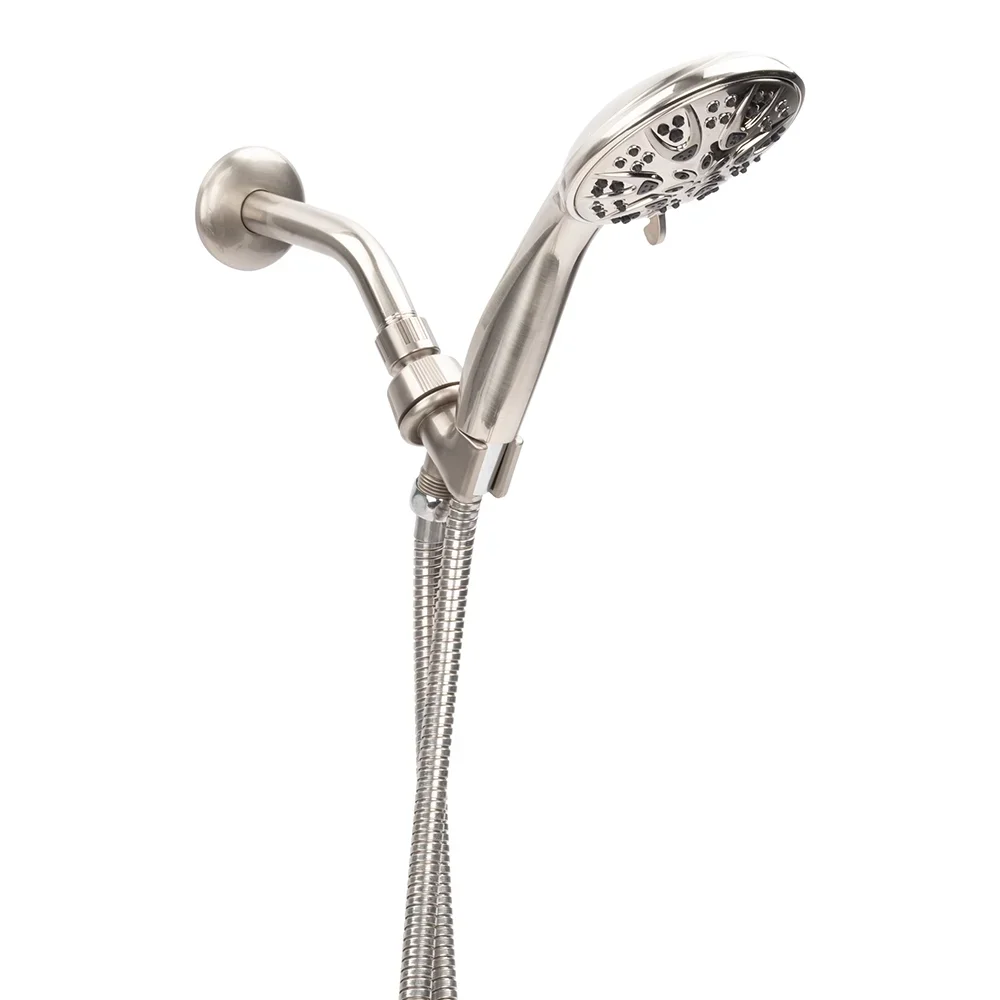 Mainstays 5-Spray Brushed NickelHandheld Shower Head, 1.8 GPM 3876