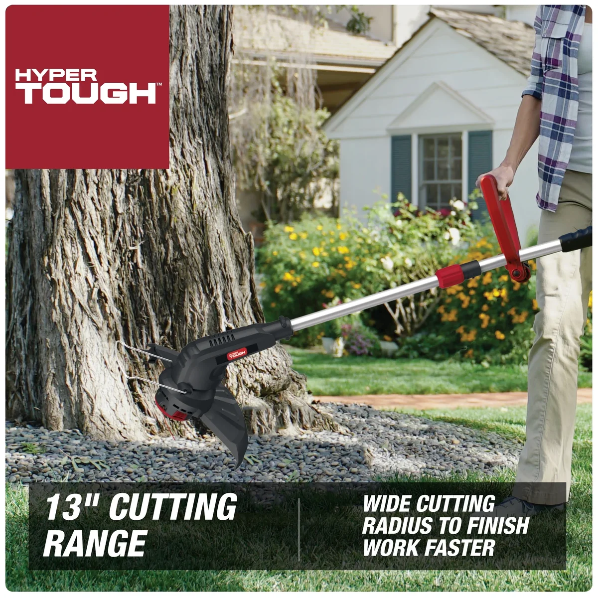 Hyper Tough 13" 4.6-Amp Electric Corded String Trimmer 4152