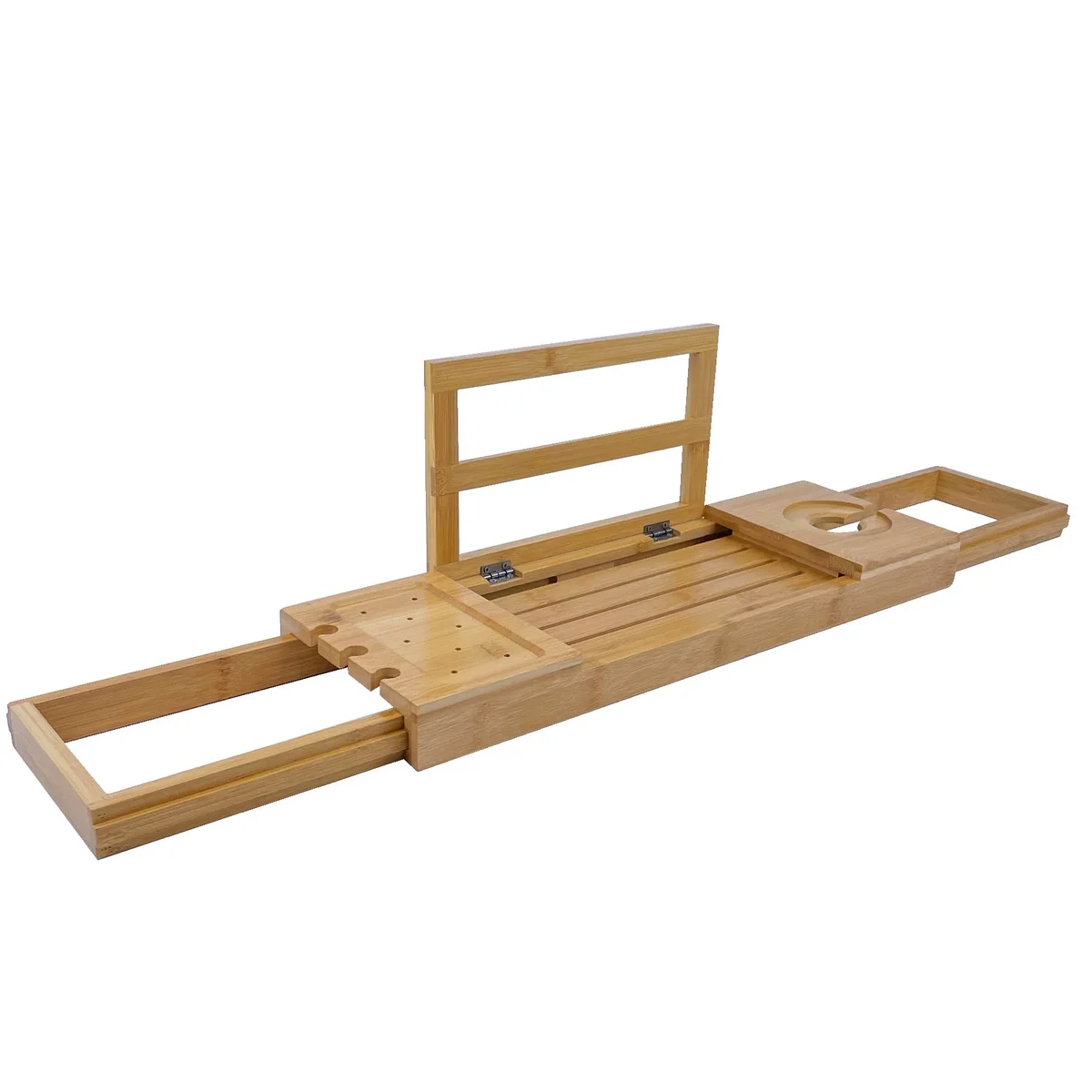 Better Homes & Gardens Bamboo Expandable Bath Tub Tray Caddy 7637