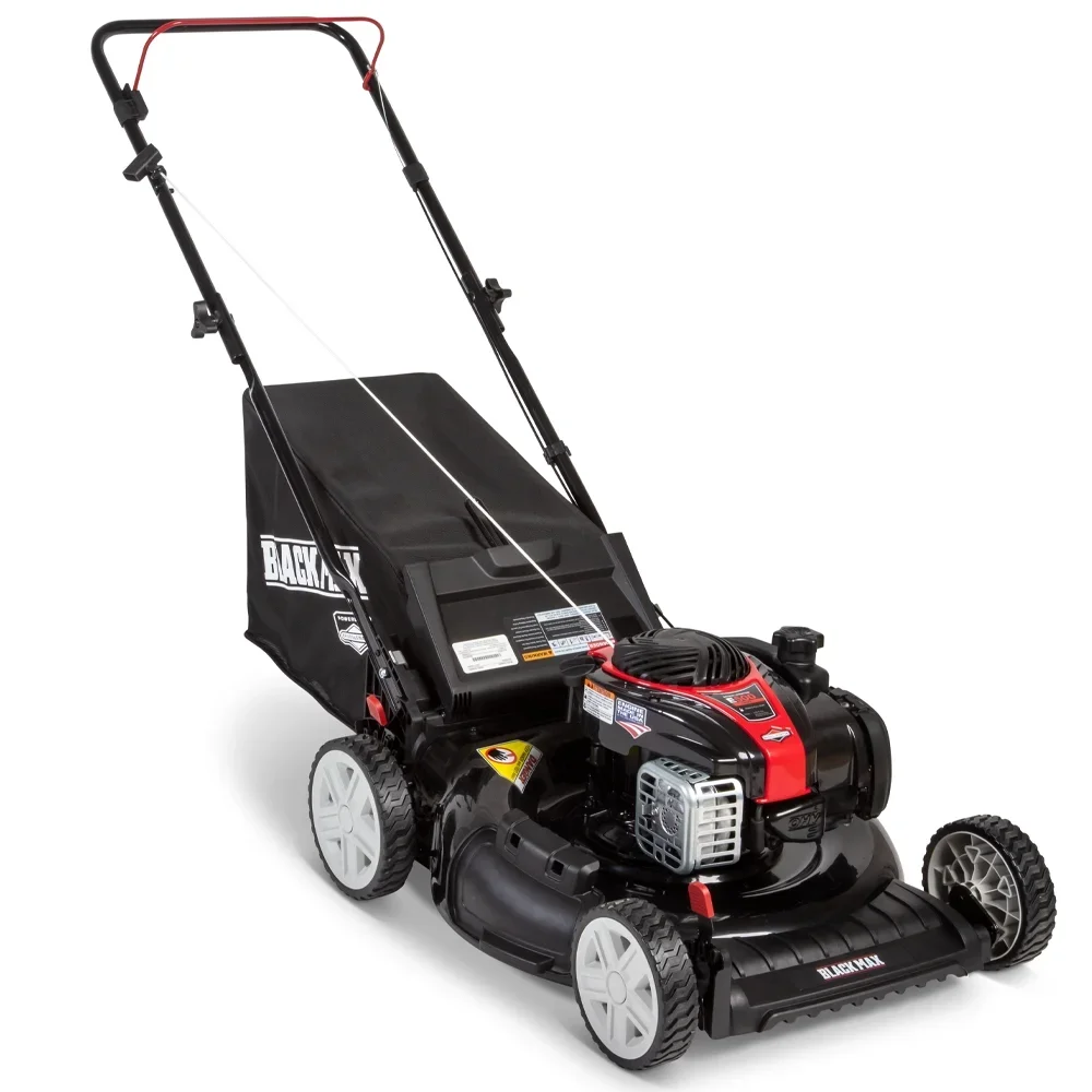 Black Max 21-inch Walk-Behind Push Mower with 140cc 500 Series Briggs & Stratton Engine 9638