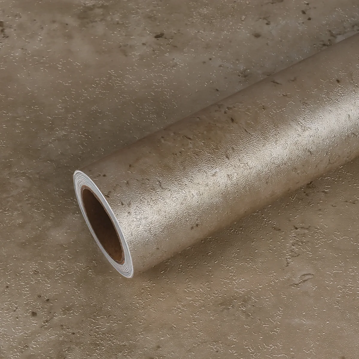 VEELIKE Brown Peel and Stick Wallpaper for Countertop Waterproof Textured Grunge Industrial contact paper for Walls Bedroom Living Room Removable 9004