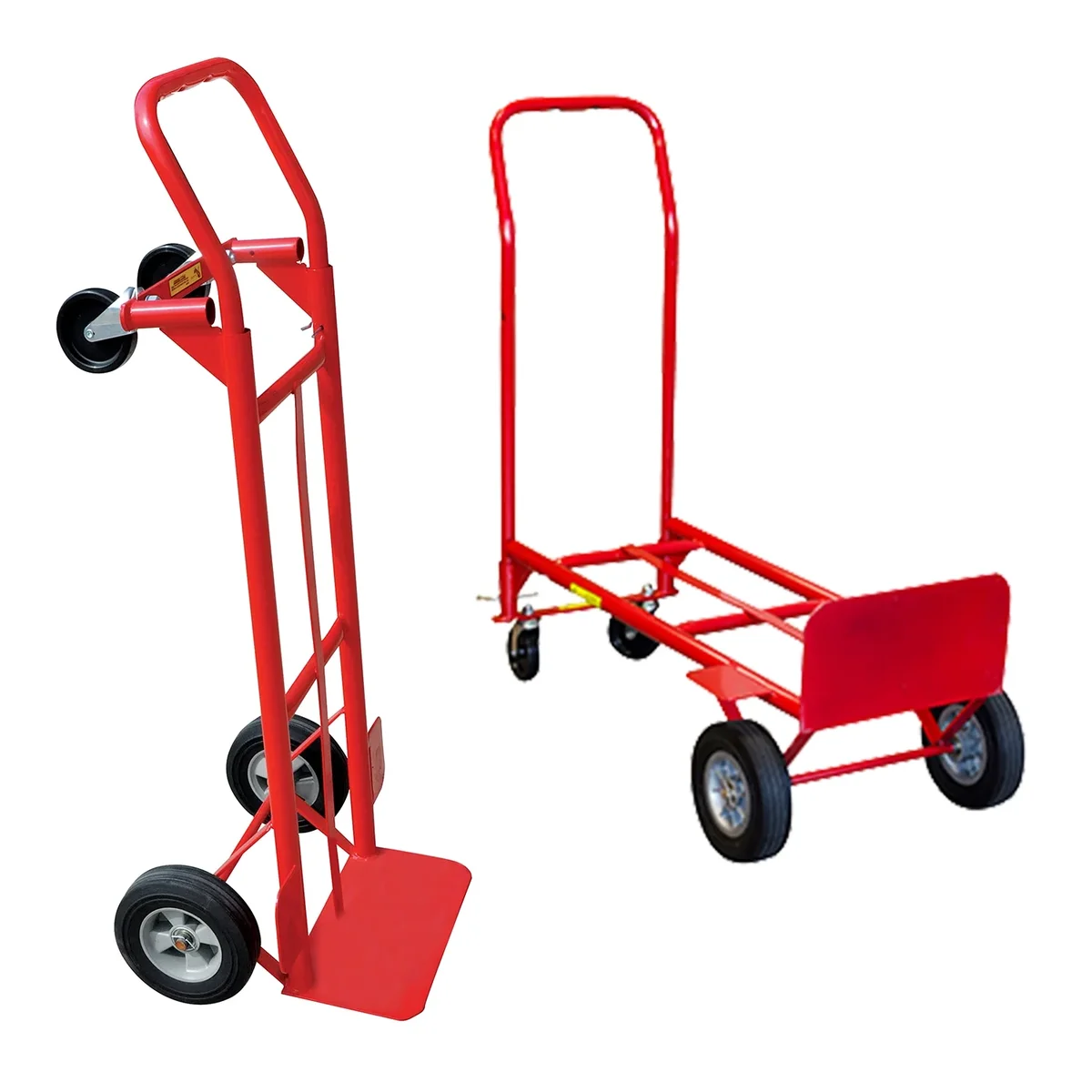 Milwaukee 35180, 600 lbs Steel 15.75 in x 19.5 in x 47 in Convertible Hand Truck 8234