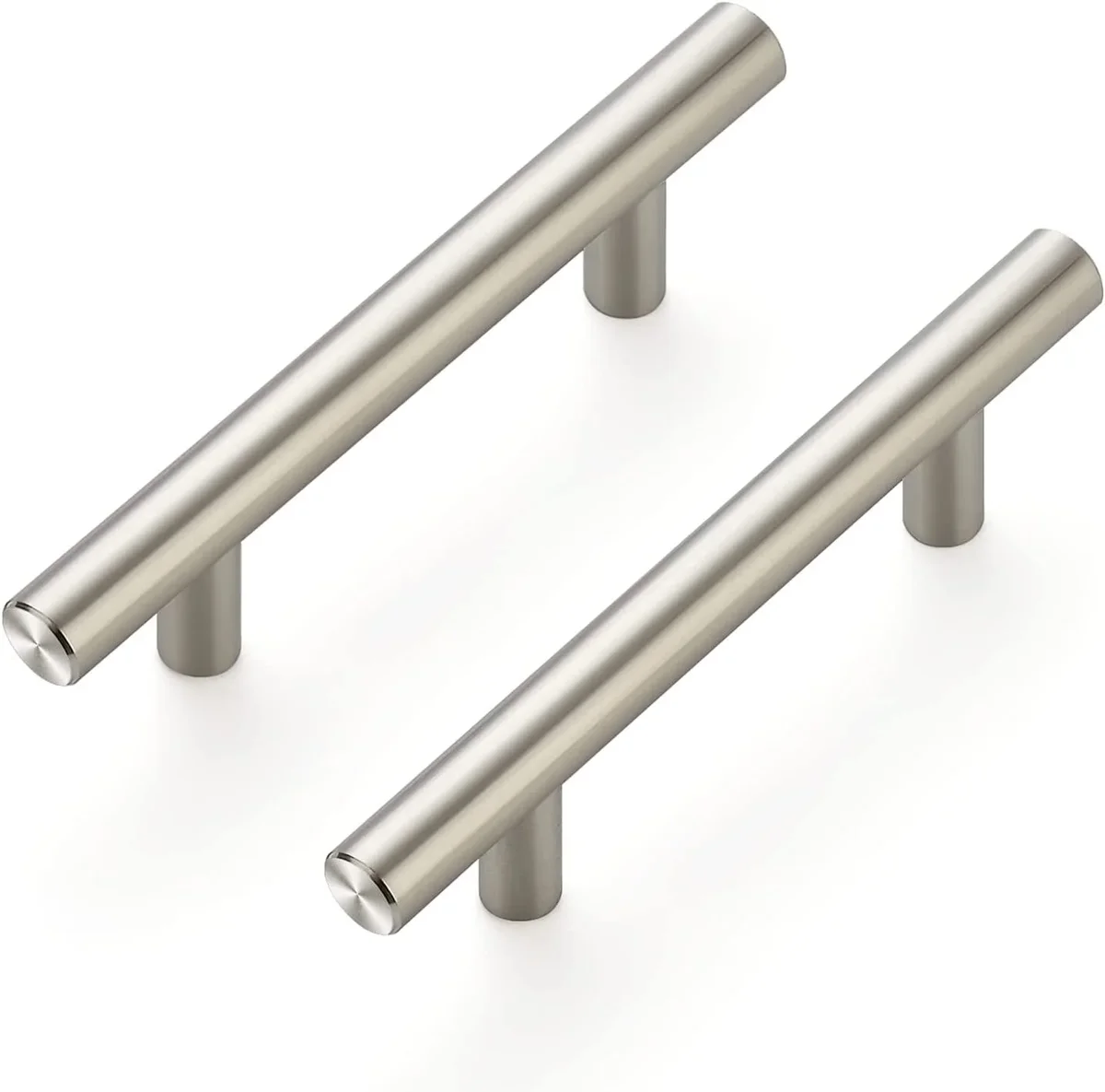 Ravinte 10 Pack 5" Cabinet Pulls Brushed Nickel Stainless Steel Kitchen Drawer Pulls Cabinet Handles 3" Hole Center 3301
