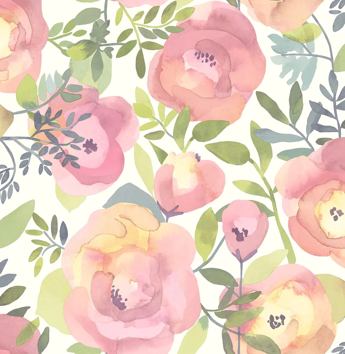 Nuwallpaper Peachy Keen Pink Vinyl Peel & Stick Wallpaper, 216-in by 20.8-in, 31.2 sq. ft. 1711