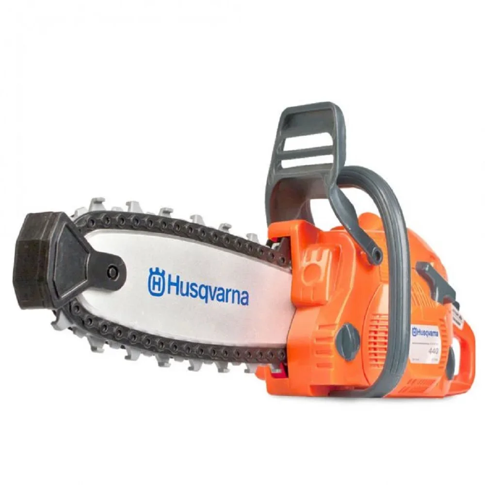 Husqvarna 440 Toy Kids Battery Operated Chainsaw with Rotating Chain, Orange 6201