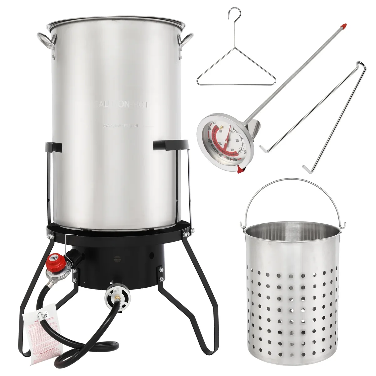 Everdaily Essentials 50 qt 54,000 BTU Stainless Steel Turkey Fryer Ref. 7280