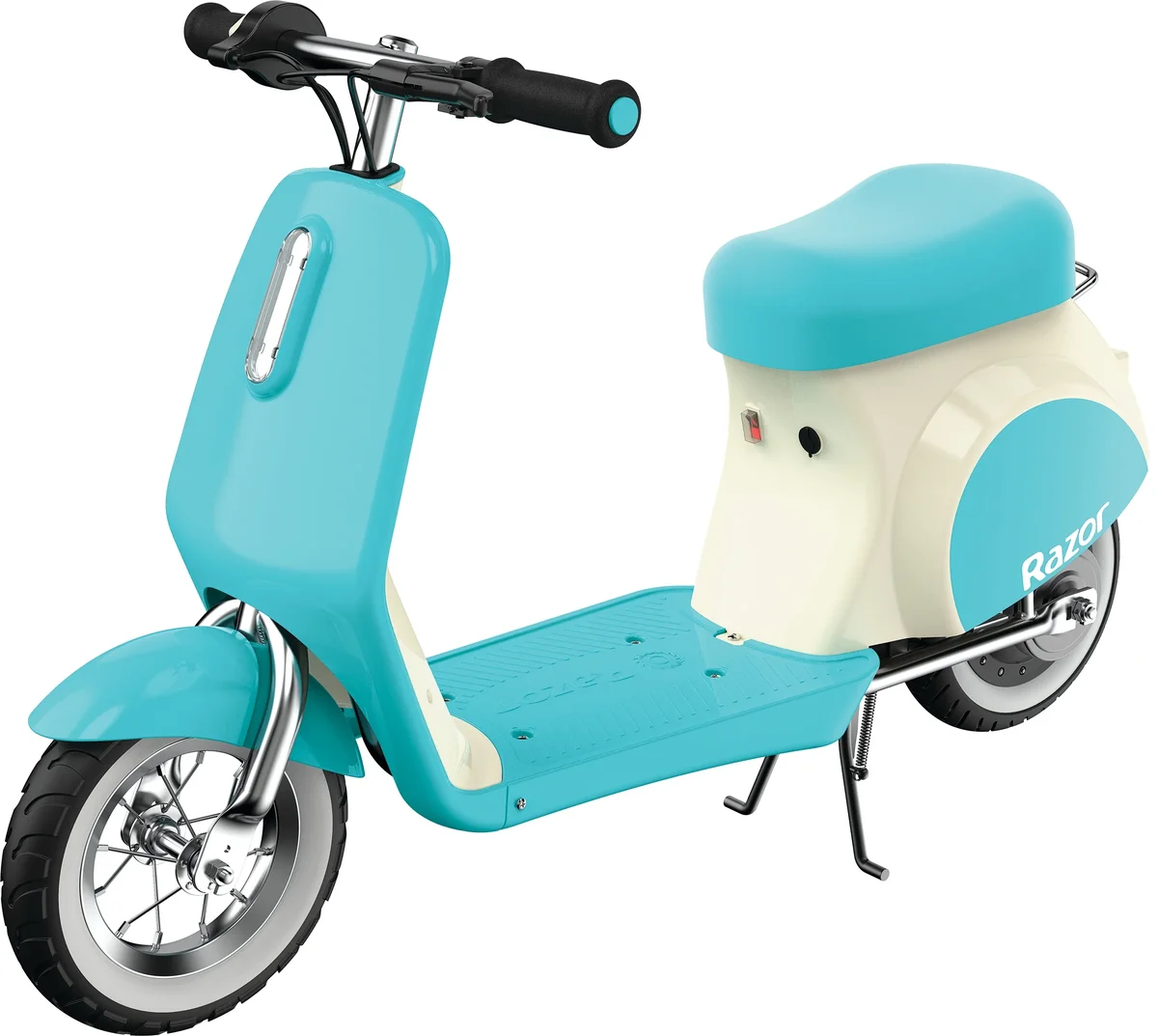Everdaily Essentials Pocket Mod Petite - Blue, 12V Miniature Euro-Style Electric Scooter for Kids Ages 7+ 9524