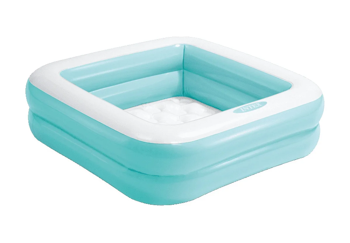 Intex Play Box Inflatable Kiddie Pool, 34" x 34" x 10" 0945