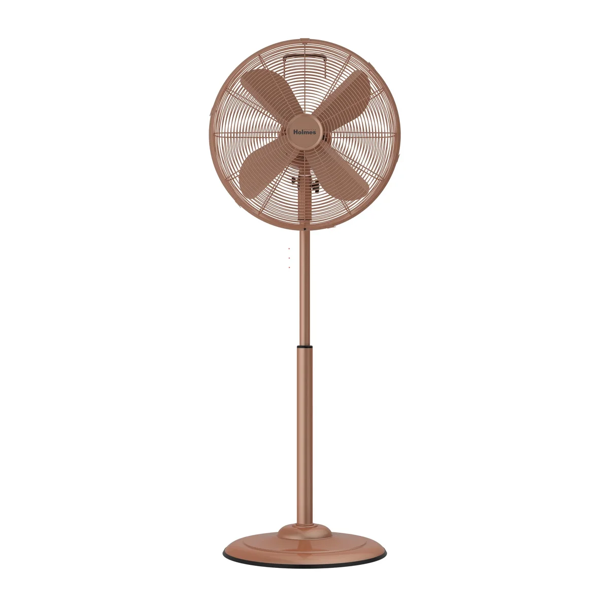 Holmes 16 Inch Oscillating Stand Fan 3 Speed Tilt Head Pedestal Brushed Copper 5368