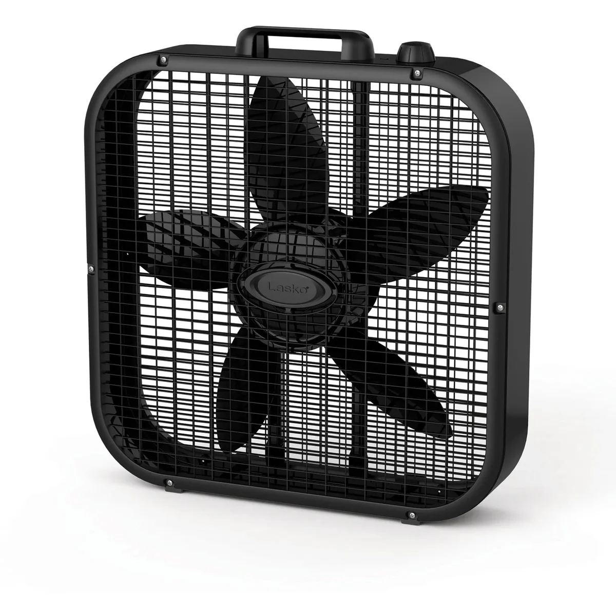 Lasko Décor Colors 20" 3-Speed Energy Efficient Box Fan, Black, B20401 5922
