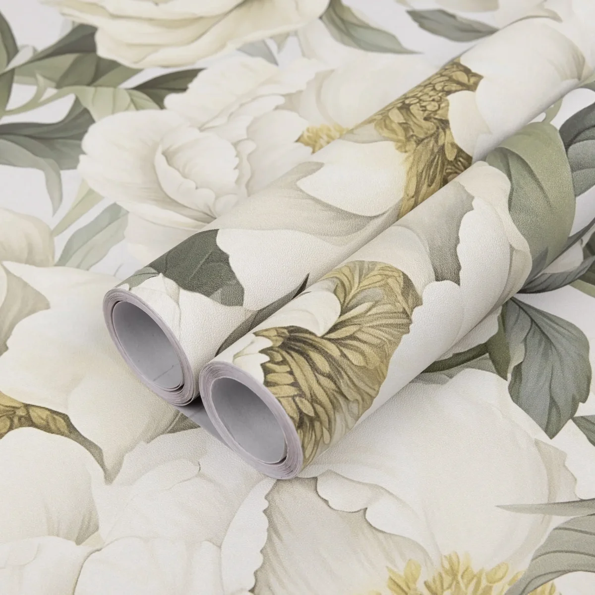 Abyssaly Floral Peel and Stick Wallpaper 17.7" x 118" Removable Self Adhesive Wallpaper Vinyl Contact Wall Paper for Bedroom Bathroom Closet Coun 9681