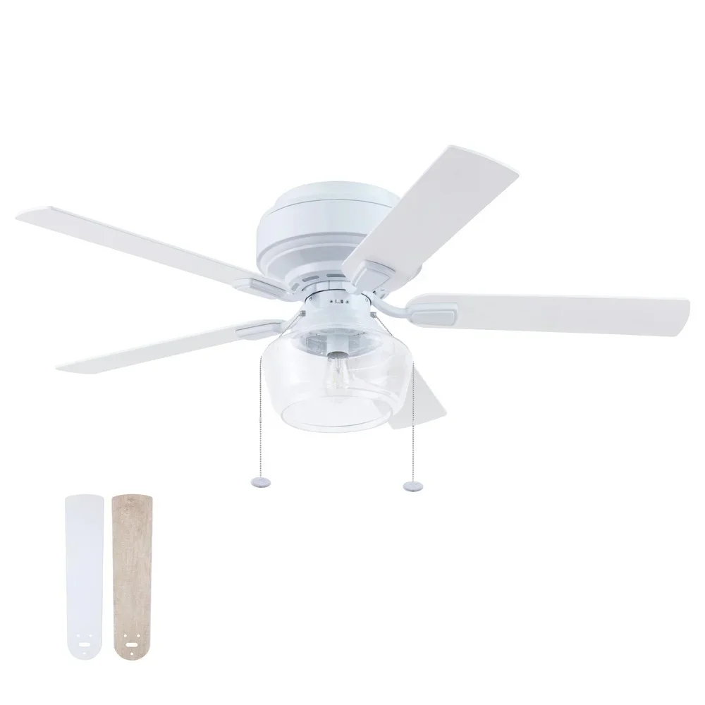 Prominence Home 51665-45 Macenna 52 in. Ceiling Fan with Light - White 9034