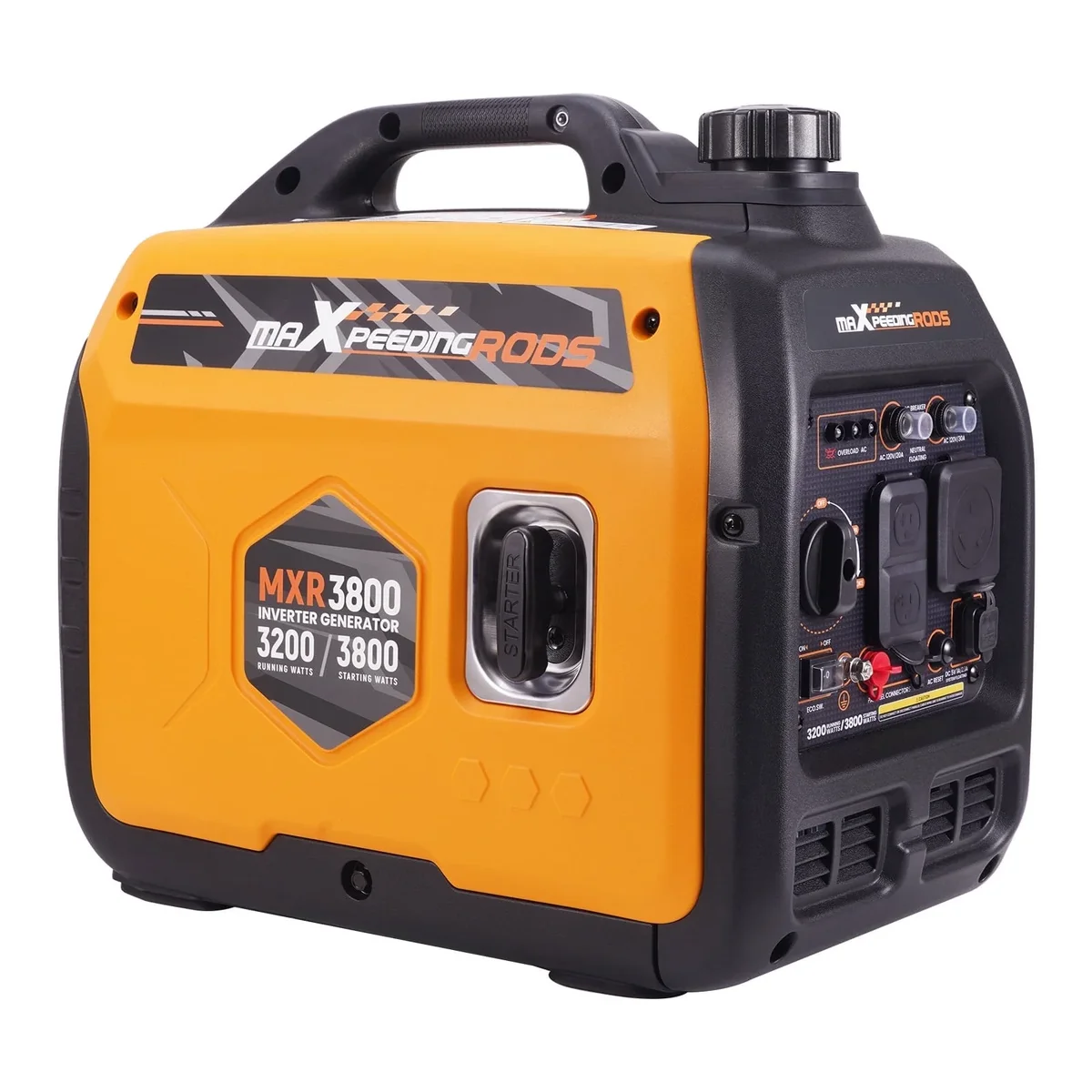 Maxpeedingrods 3800 Watt Portable Gas Powered Generator Inverter for Camping, Home Backup 1888