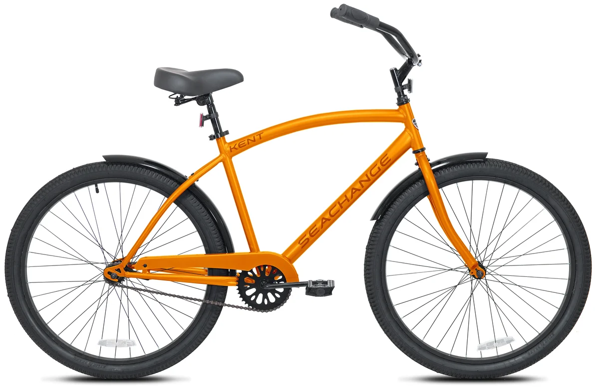 Kent Bicycles Kent Seachange 24-inch Boy's Cruiser Bicycle, Orange 3750