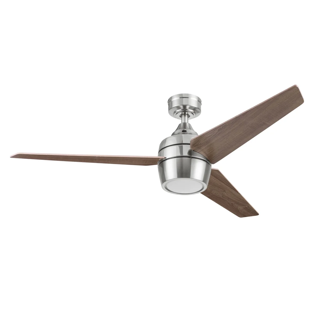 Honeywell Eamon 52" Modern Brushed Nickel Remote Control Ceiling Fan with Integrated LED Light, 3 Blade 8384