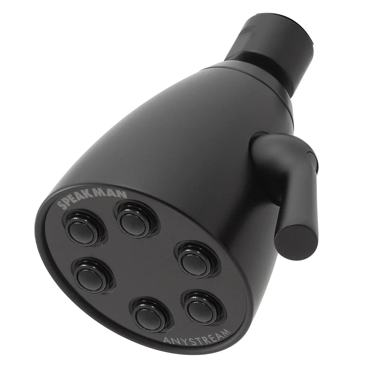 Speakman S-2252-MB Signature Brass Icon Anystream High Pressure Adjustable Shower Head, Matte Black 3377